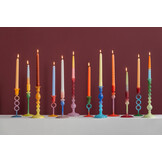 Present Time - Kandelaar Grato Mecer Medium - Ochre yellow & soft yellow