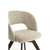 Light & Living - Eetkamerstoel FLEN - 60x59x78 cm - Bruin - Set van 2