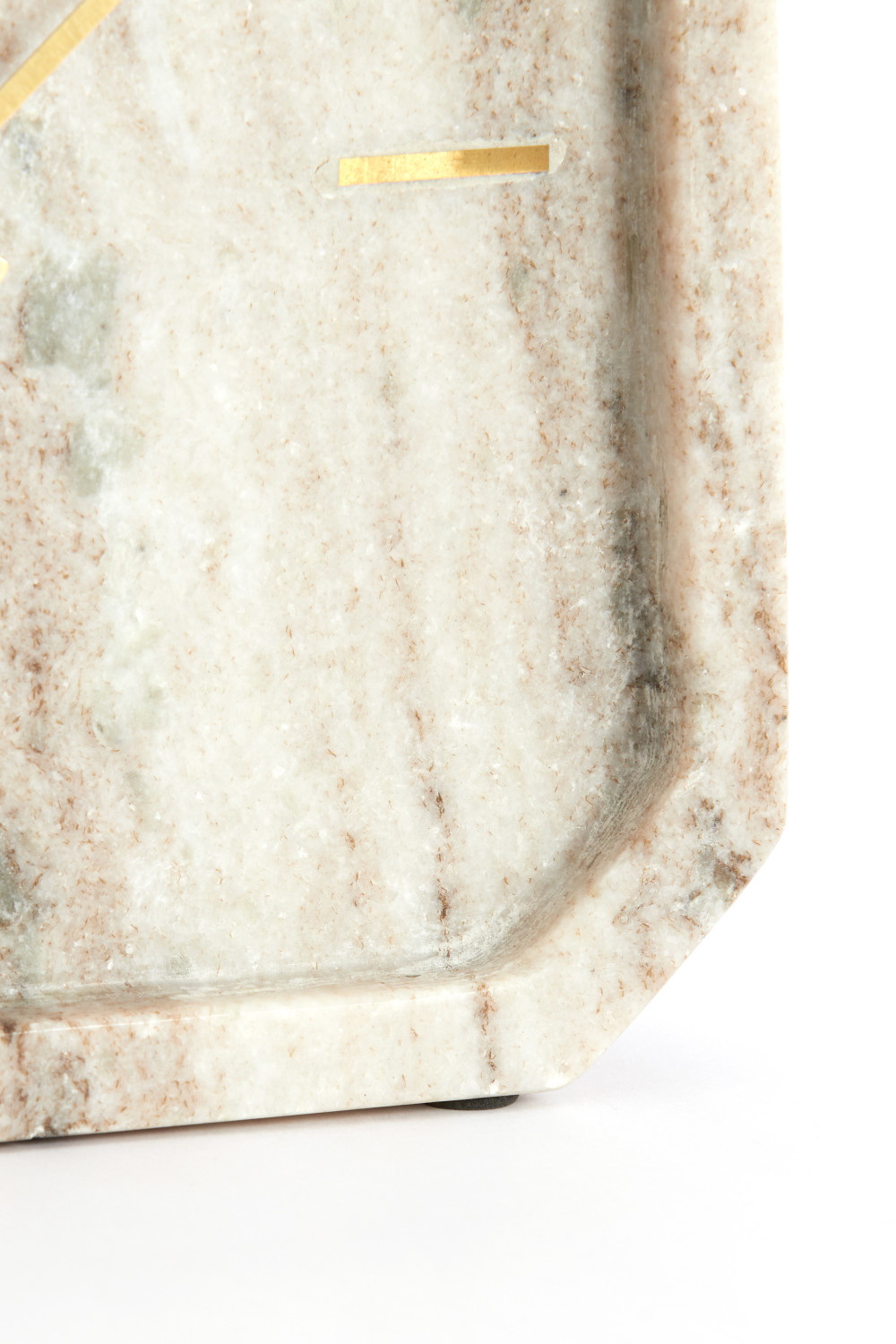 Light & Living - Klok PABLIA - 20.5x6x20.5 cm - Bruin