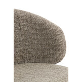 Light & Living - Barkruk ALUKO - 57x55x94 cm - Donkerbruin - Set van 2