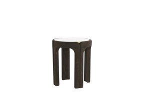 Light & Living - Bijzettafel ALI - Ø45x50 cm - Grijs