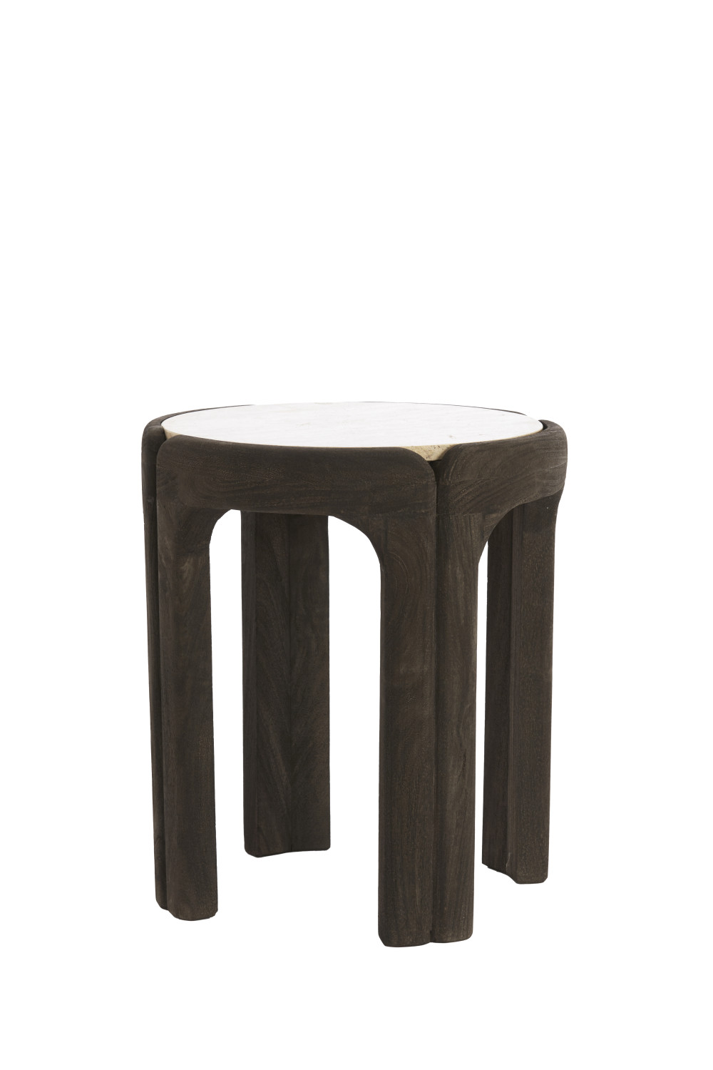 Light & Living - Bijzettafel ALI - Ø45x50 cm - Grijs