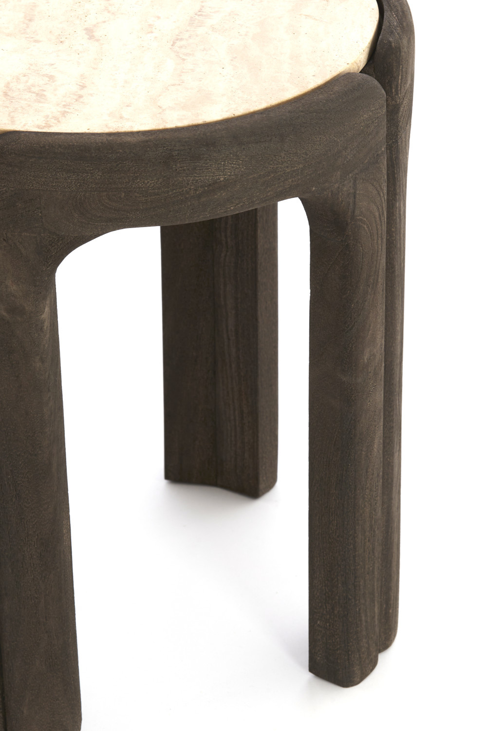 Light & Living - Bijzettafel ALI - Ø45x50 cm - Grijs