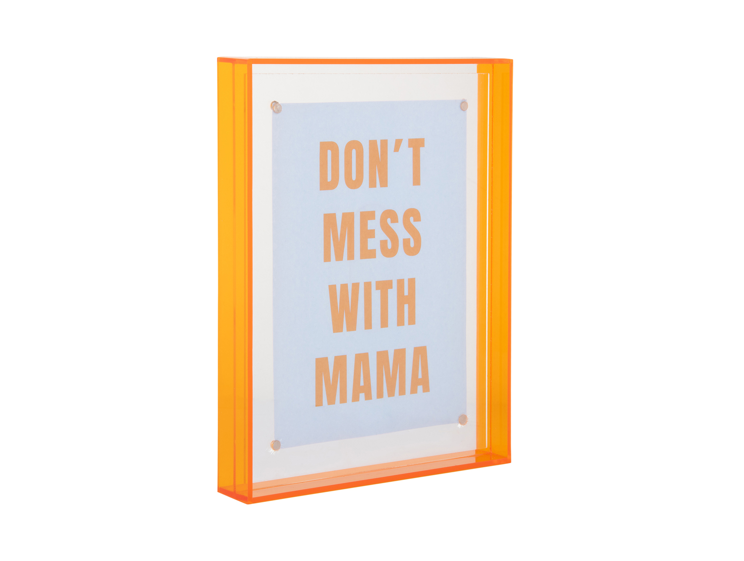 Present Time - Photo Frame Gayo Large Acrylic - Helderoranje