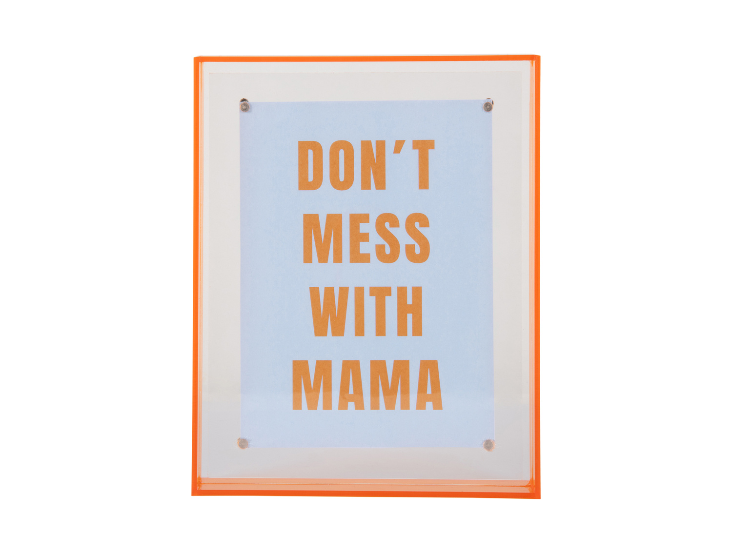 Present Time - Photo Frame Gayo Large Acrylic - Helderoranje