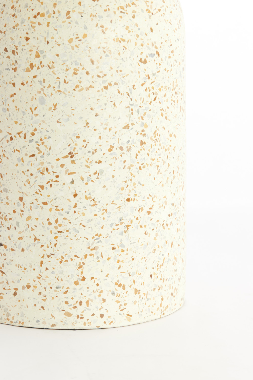 Light & Living - Bijzettafel MORAVIT - Ø32x54 cm - Wit