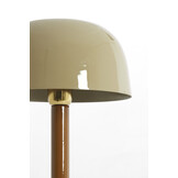 Light & Living - Tafellamp MARIVET - Ø25x37 cm - Bruin