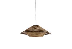 Light & Living - Hanglamp OWANA - Ø80x30 cm - Bruin