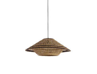 Light & Living - Hanglamp OWANA - Ø80x30 cm - Bruin