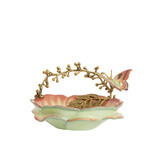 Light & Living - Schaal BUTTERFLY - 26.5x20x14 cm - Oranje