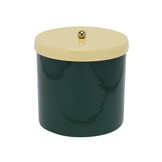 Present Time - Storage Jar Double Funky Retro - Retro green & soft yellow