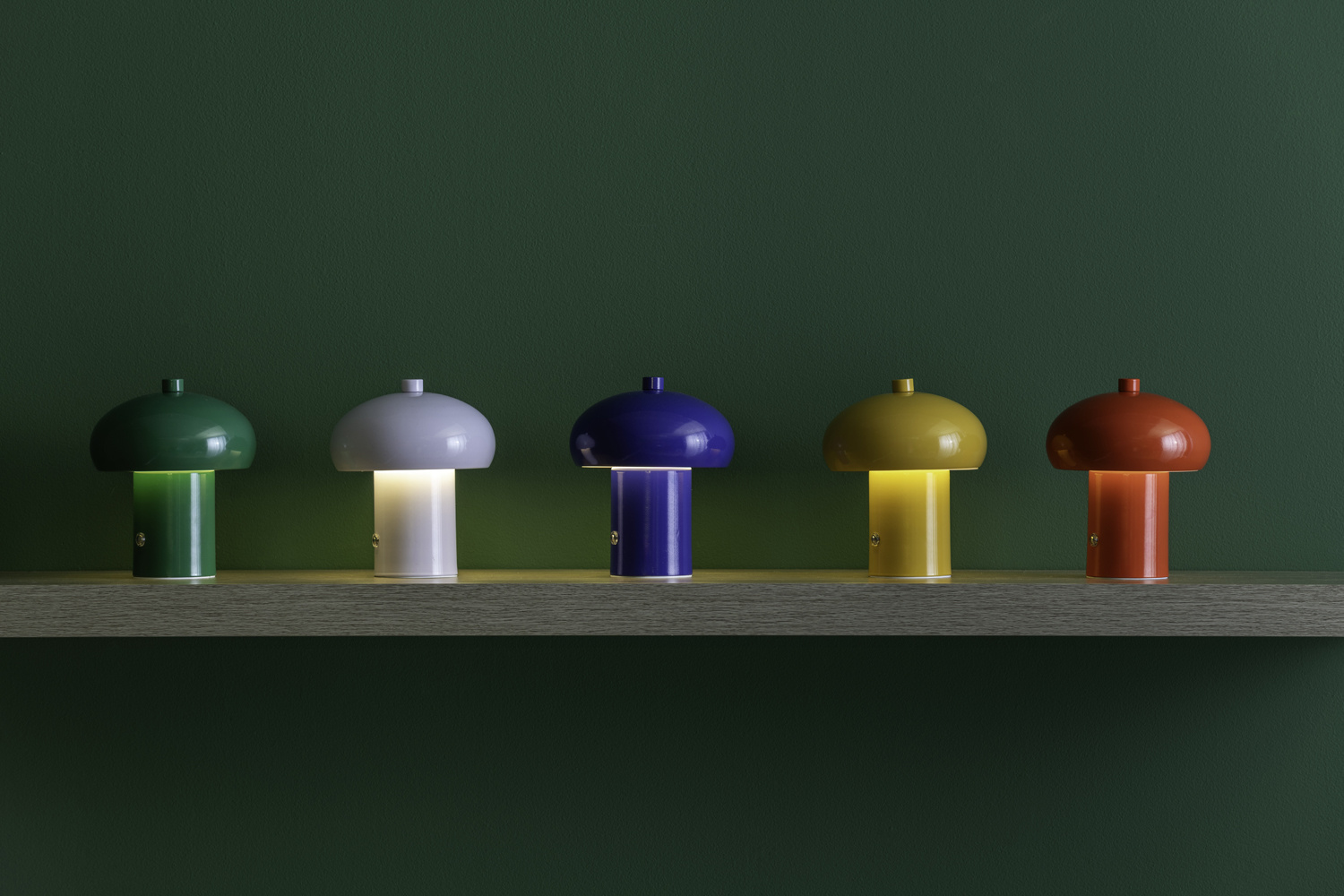 Leitmotiv - Tafellamp Retro Seta LED - Helderoranje