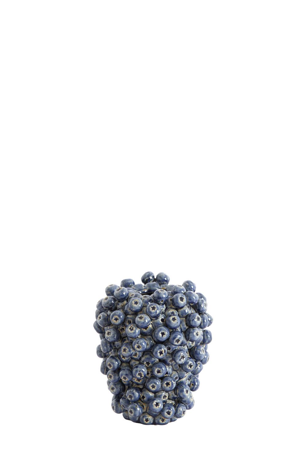 Light & Living - Vaas BERRIES - 15x14.5x17.5 cm - Blauw