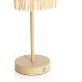 Light & Living - Tafellamp DINY - Ø17x35 cm - Bruin