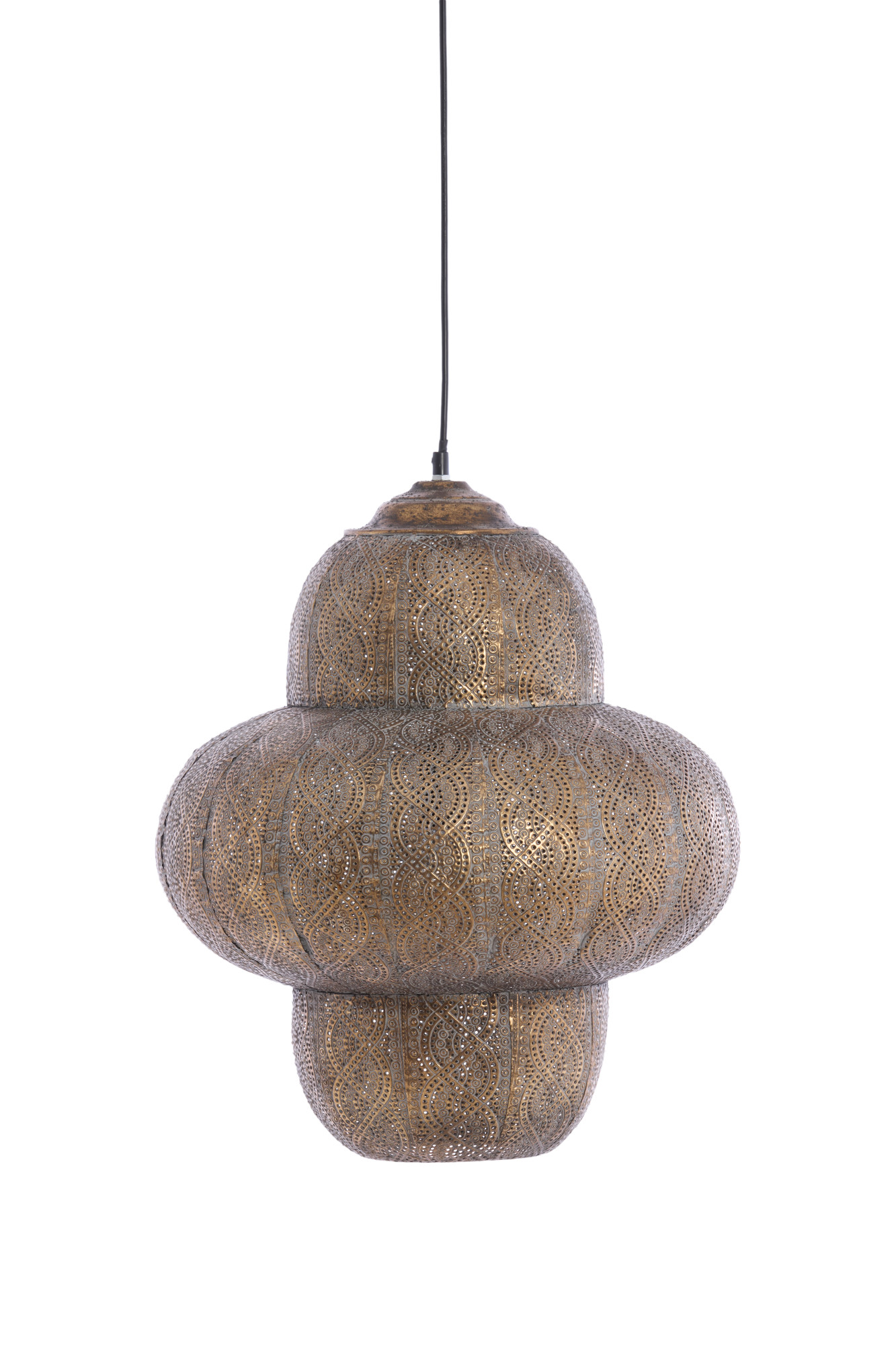 Light & Living - Hanglamp RYOTA - Ø42x50.5 cm - Bruin