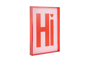 Present Time - Wall Art Hi Medium - Rood