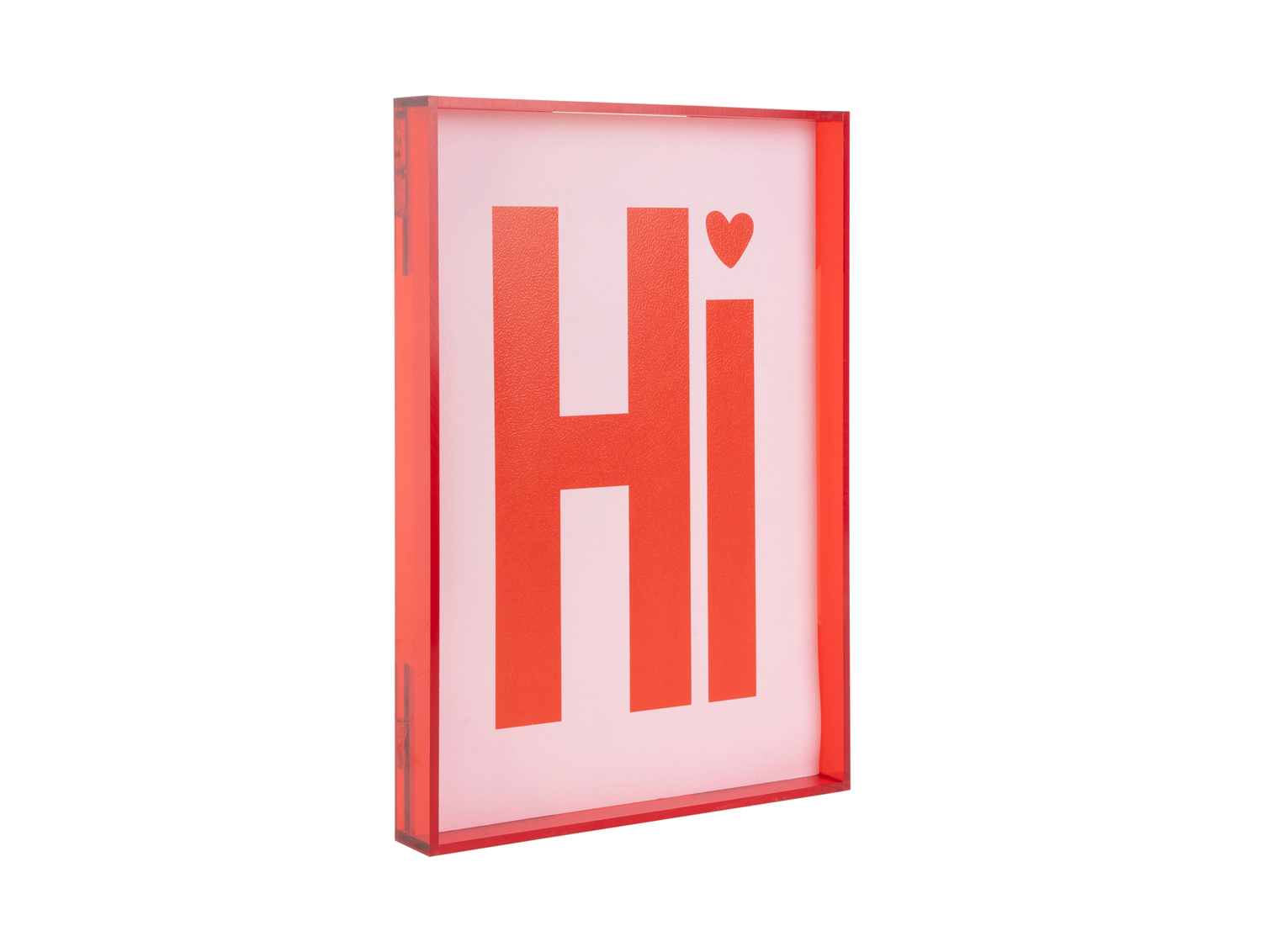 Present Time - Wall Art Hi Medium - Rood