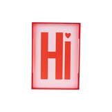 Present Time - Wall Art Hi Medium - Rood