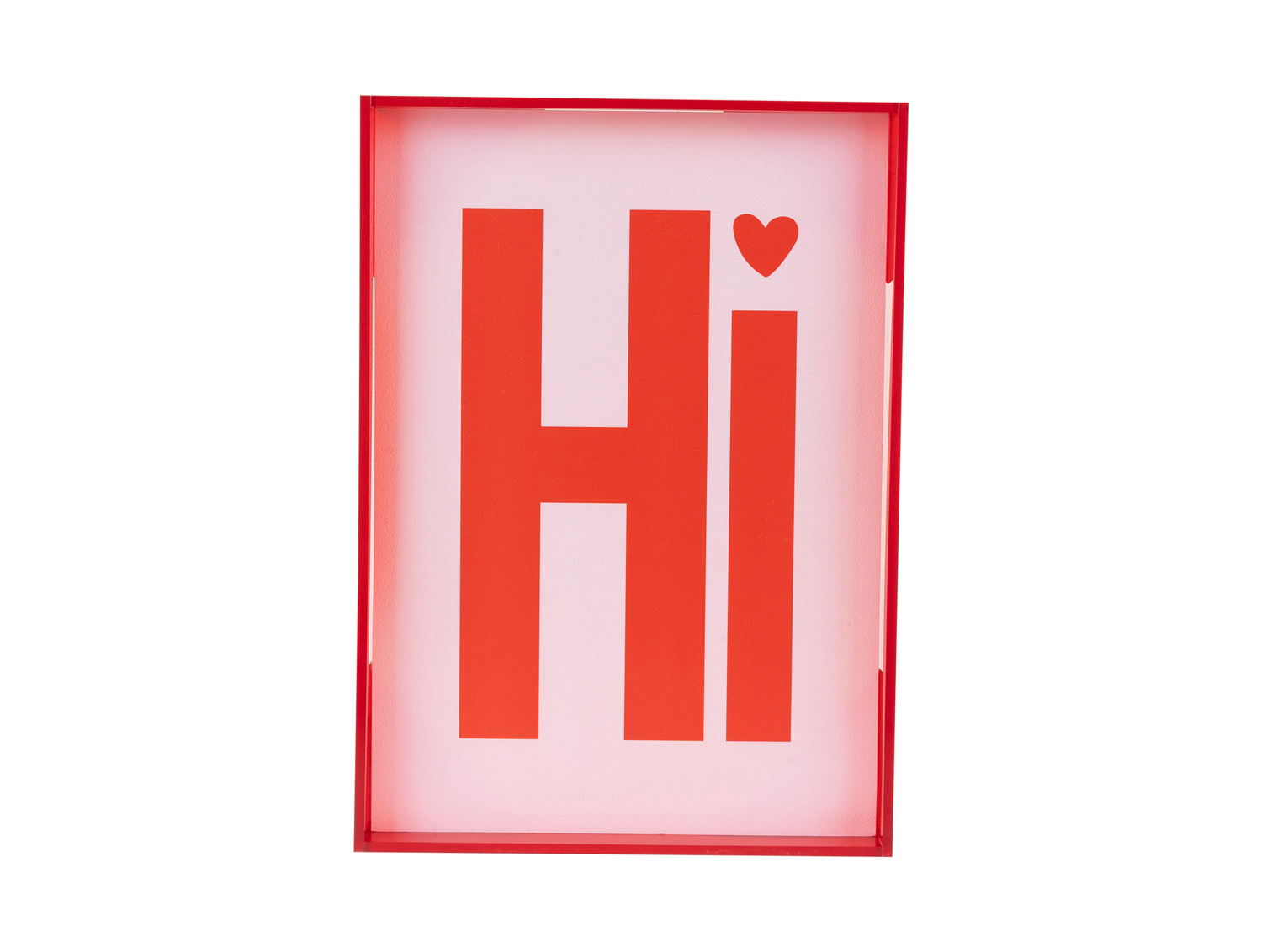 Present Time - Wall Art Hi Medium - Rood