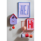 Present Time - Wall Art Hi Medium - Rood