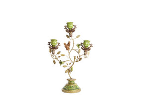 Light & Living - Kandelaar SORYN - 29.5x12.5x44 cm - Groen