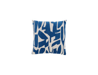 Light & Living - Sierkussen PEORIA - Ø45x10 cm - Blauw