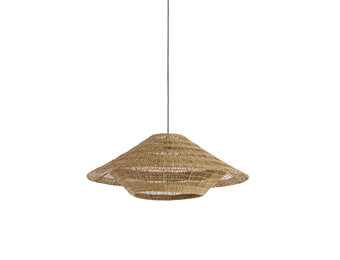 Light & Living - Hanglamp OWANA - Ø80x30 cm - Bruin