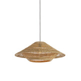 Light & Living - Hanglamp OWANA - Ø80x30 cm - Bruin