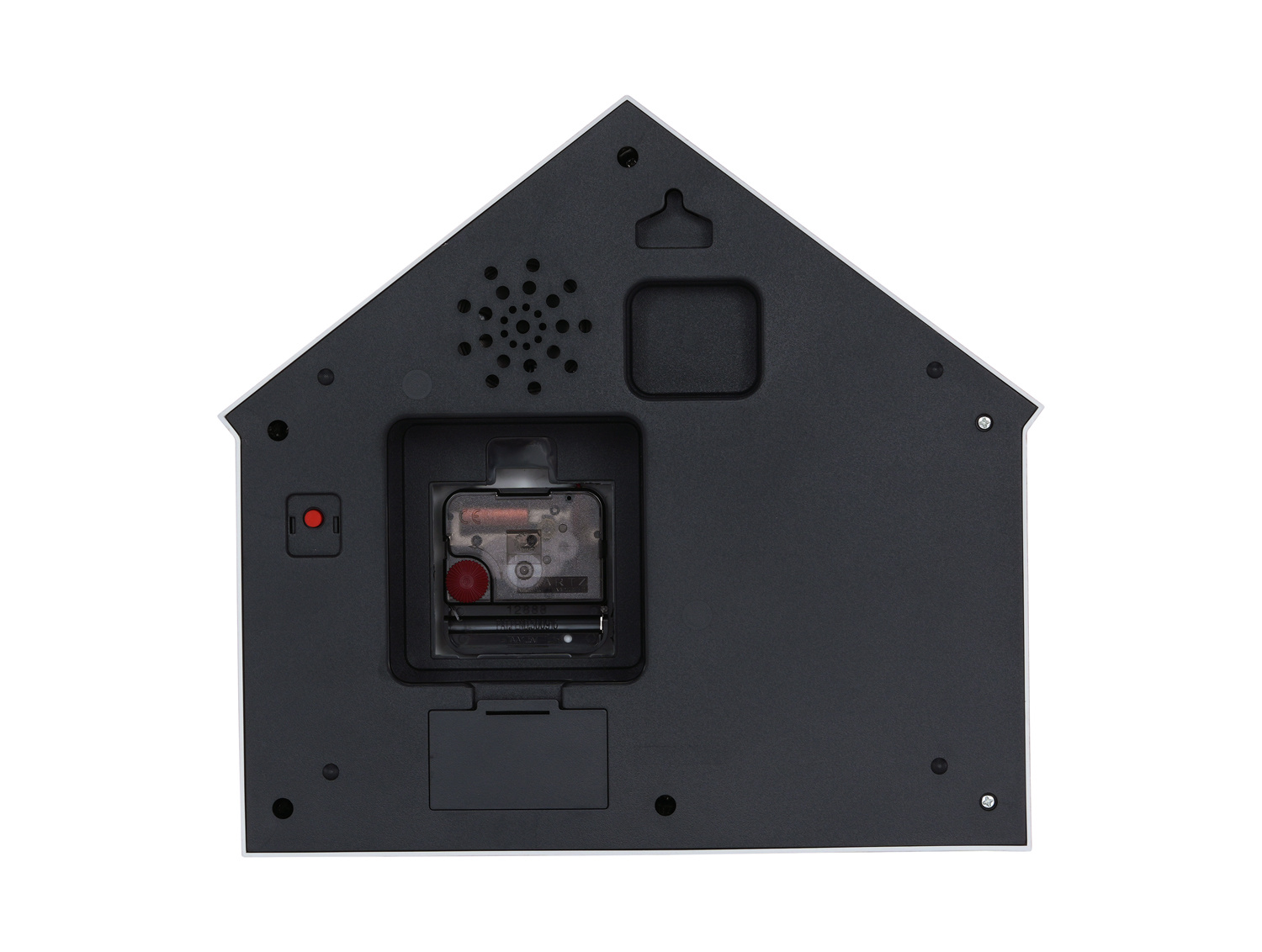 Karlsson - Wandklok Siting Cat - Bordeauxrood- Ø24,9cm