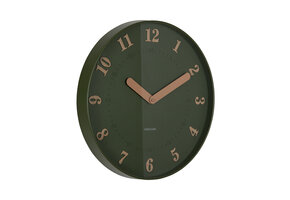 Karlsson - Wandklok Amena - Luxury green- Ø40cm
