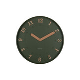 Karlsson - Wandklok Amena - Luxury green- Ø40cm