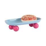 Present Time - Dienblad Double Funky Oval - Soft blue & bright pink