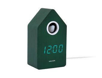 Karlsson - Wekker Cuckoo LED - Retro green