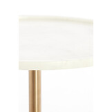 Light & Living - Bijzettafel CIVITA - Ø37x49 cm - Wit
