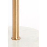 Light & Living - Bijzettafel CIVITA - Ø37x49 cm - Wit