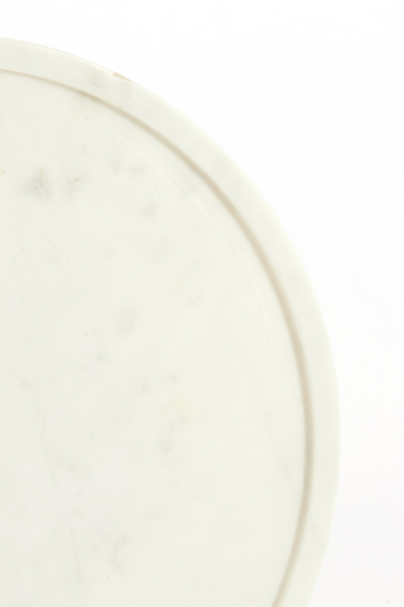 Light & Living - Bijzettafel CIVITA - Ø37x49 cm - Wit