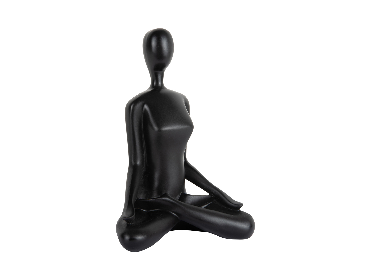 Present Time - Beeld Open Lotus - Zwart