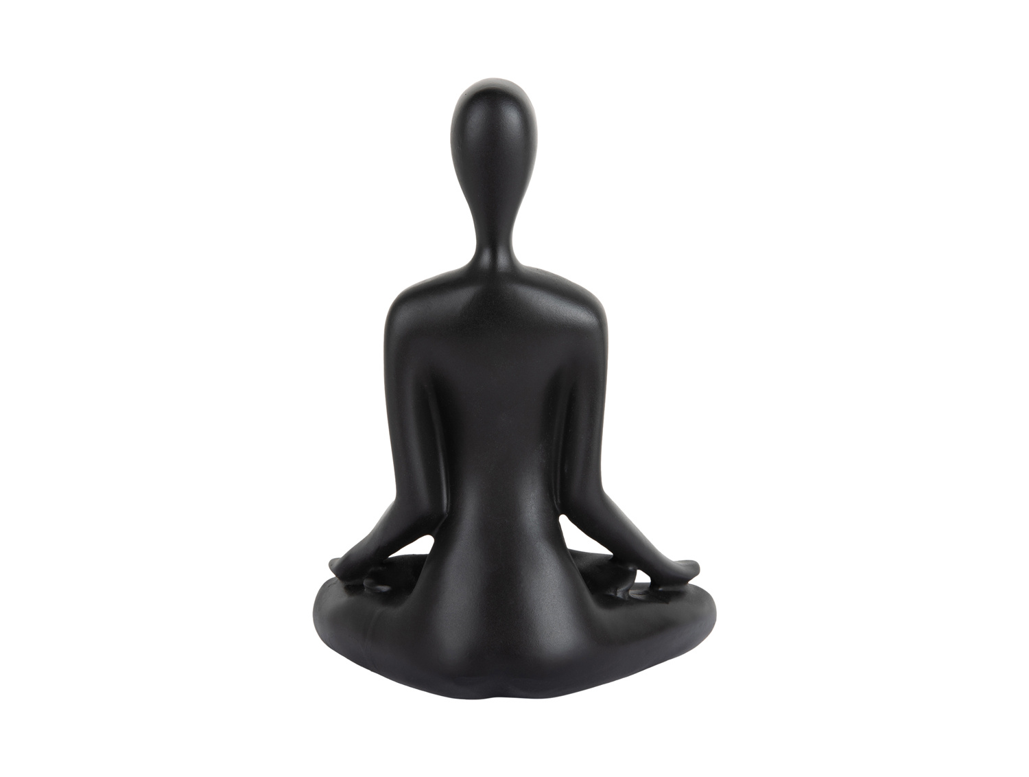 Present Time - Beeld Open Lotus - Zwart