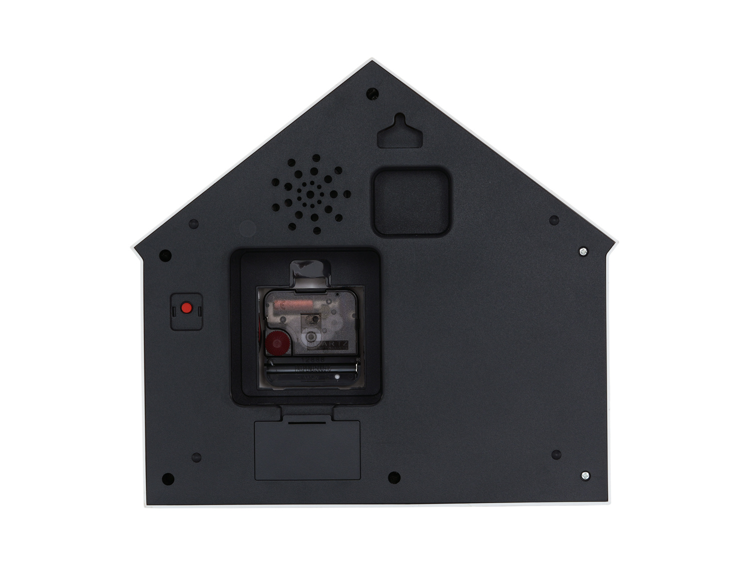 Karlsson - Wandklok Peeking Doggy - Wit- Ø24,9cm