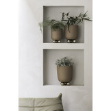 Present Time - Bloempot Estilo Small - Mocha brown