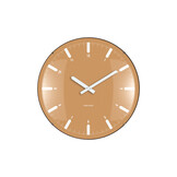 Karlsson - Wandklok Realista Dome - Okergeel- Ø35cm