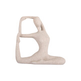 Present Time - Beeld Yoga Bow - Lichtgrijze