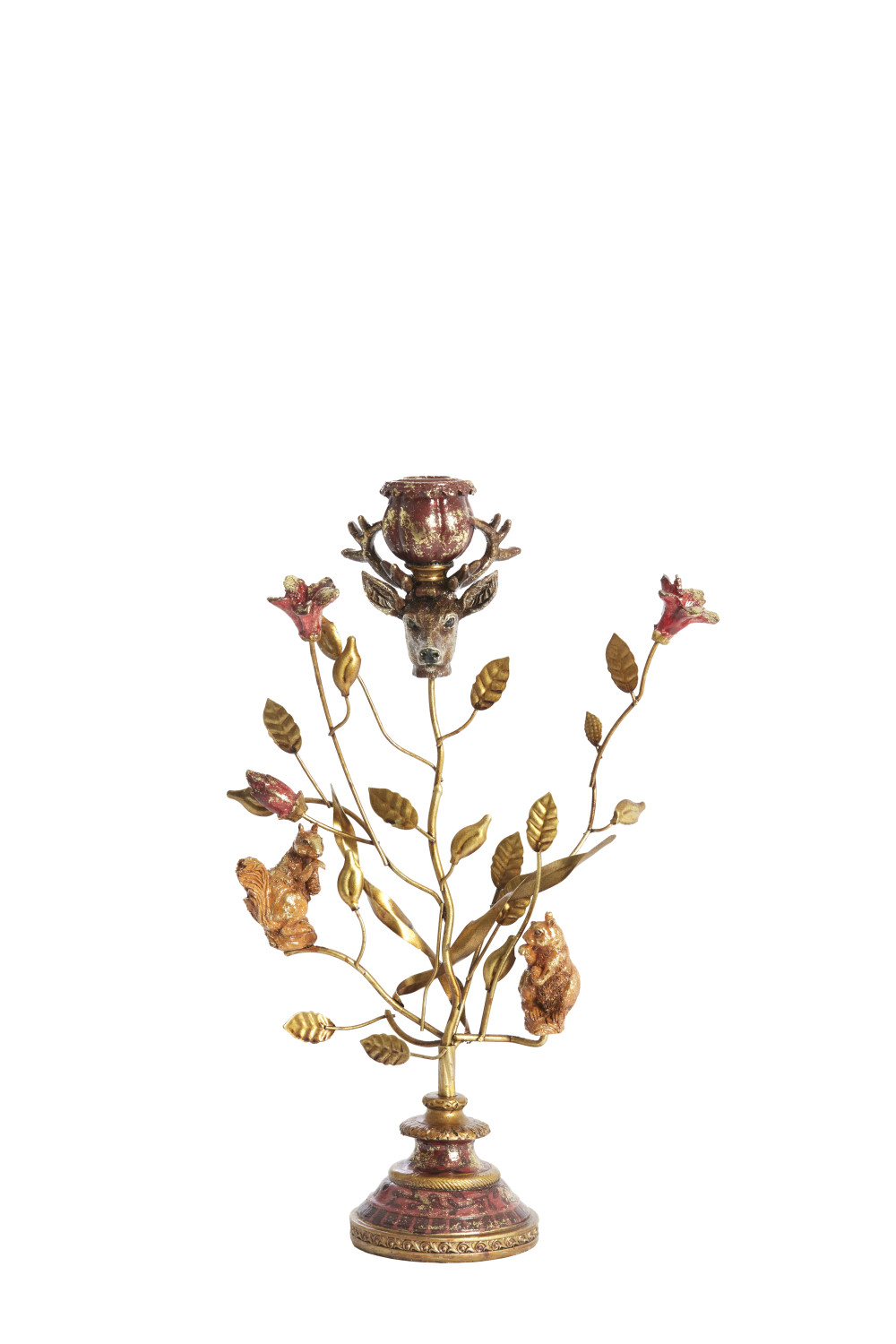 Light & Living - Kandelaar SORYN - 19x9x35 cm - Rood