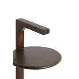 Light & Living - Bijzettafel DELMINO - Ø26x77 cm - Bruin