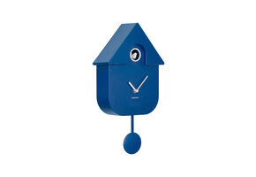 Karlsson - Wandklok Modern Cuckoo - Cobalt blue
