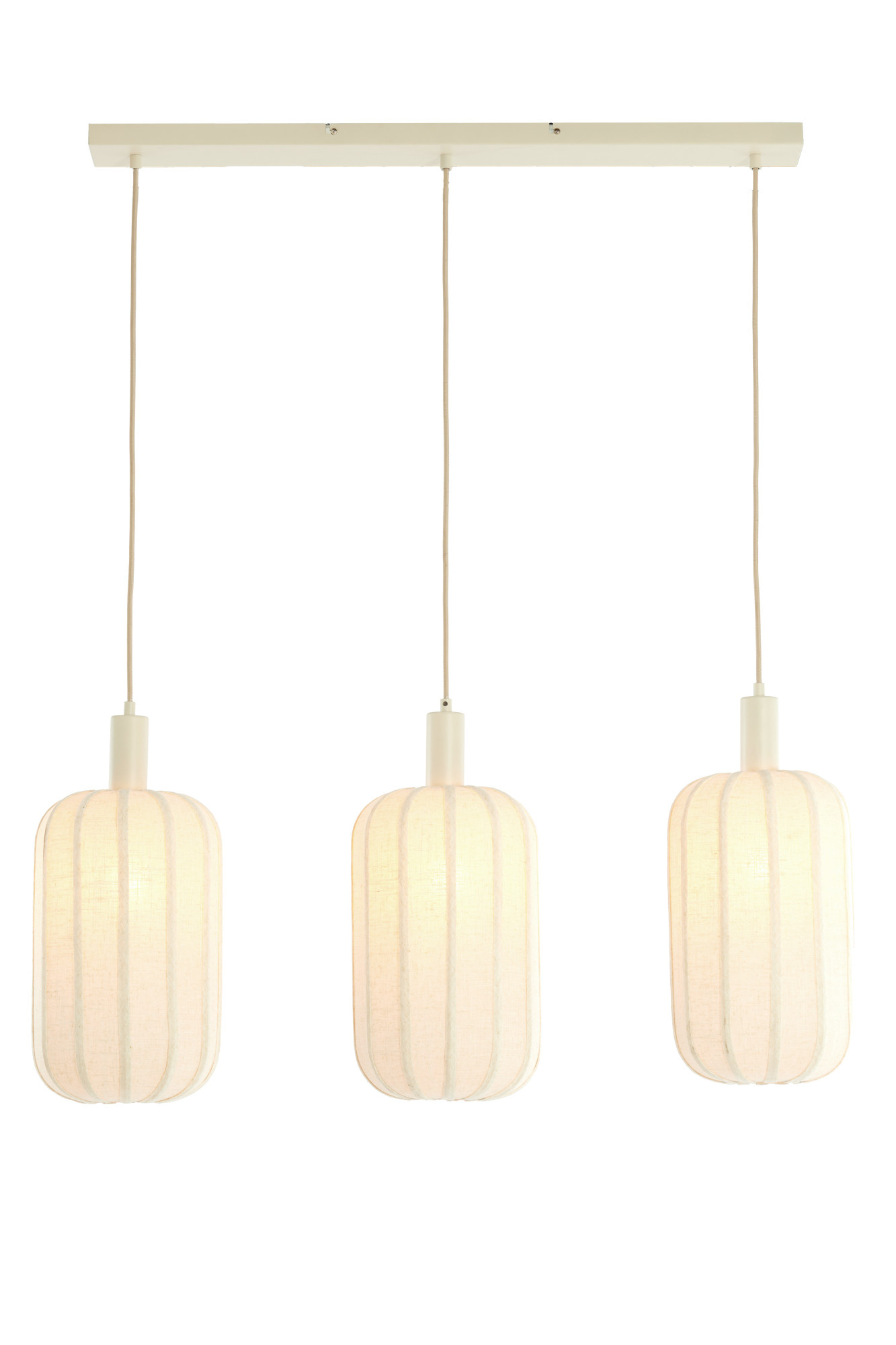 Light & Living - Hanglamp TUFIA - 80x21x34 cm - Wit