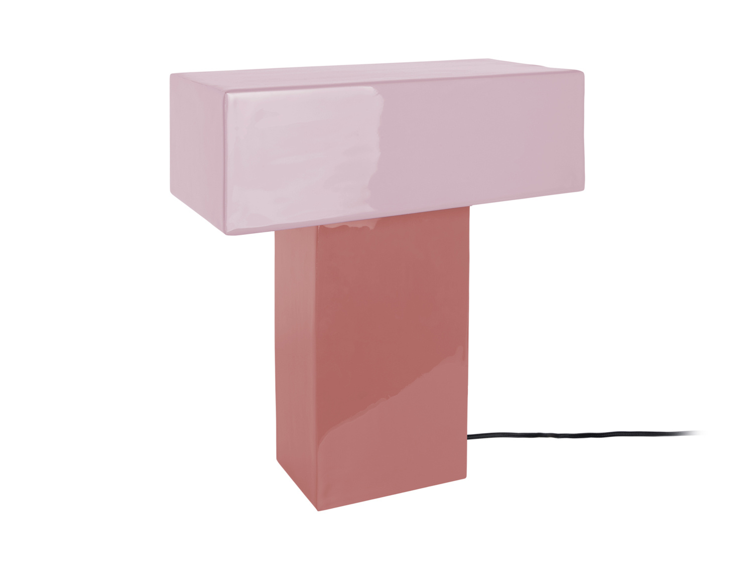 Leitmotiv - Tafellamp Grato Recto - Rose tan & soft pink