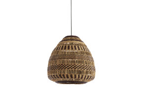 Light & Living - Hanglamp SOLUNA - Ø56x55 cm - Bruin