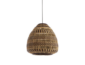 Light & Living - Hanglamp SOLUNA - Ø56x55 cm - Bruin