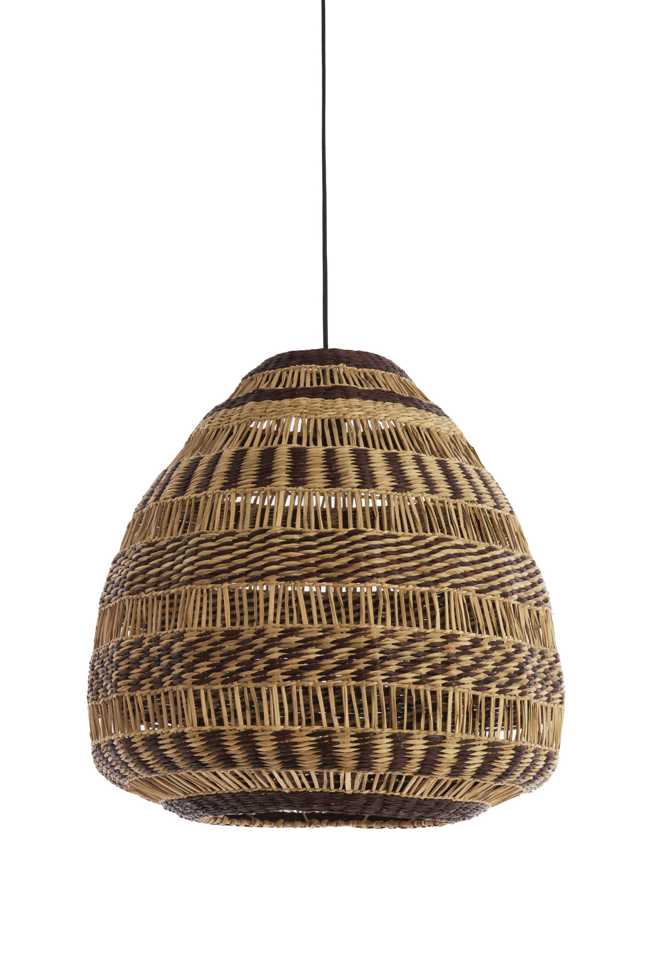 Light & Living - Hanglamp SOLUNA - Ø56x55 cm - Bruin